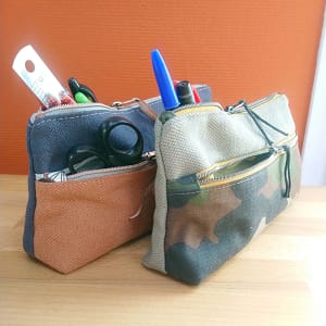 Atelier couture à thème, "Trousses d'école"