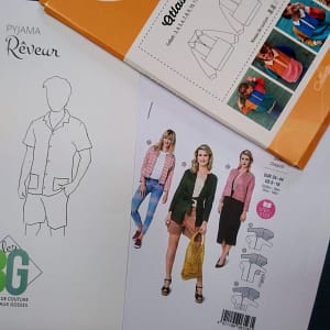 Atelier couture à thème, "j'utilise un patron"