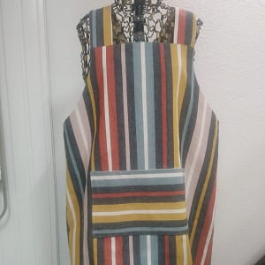 tablier japonais en toile réversible